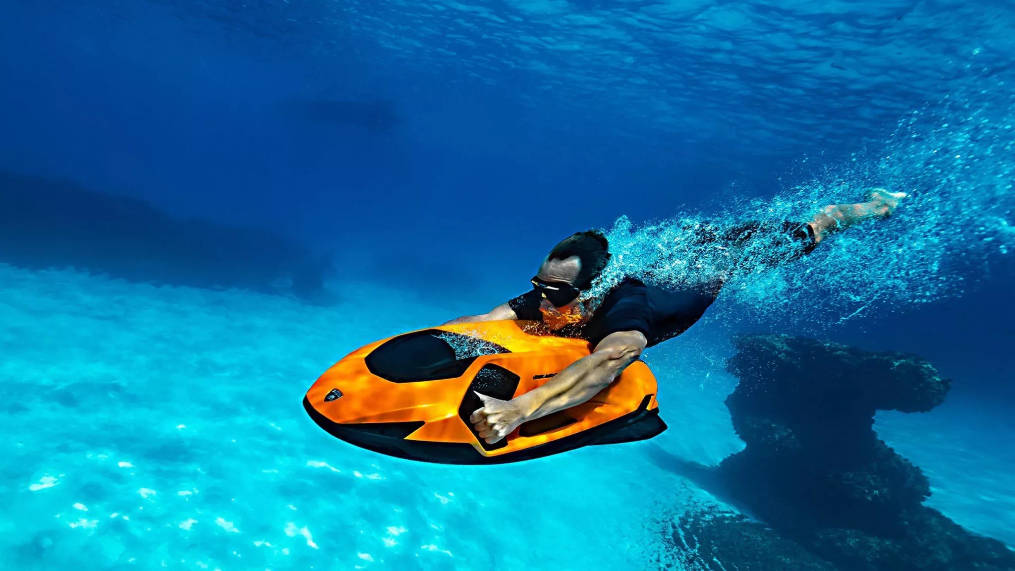 Представлен подводный Lamborghini