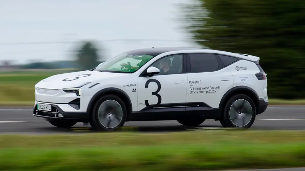 Polestar 3 установил рекорд дальнобойности