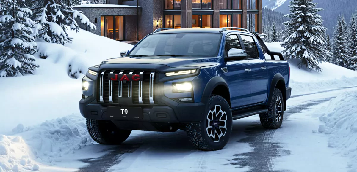 Пикап JAC T9 получит независимую подвеску:   старт продаж версии Urban в России